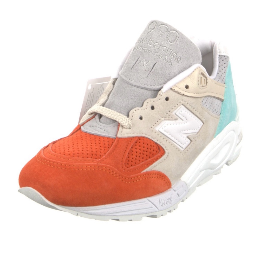 NIB KITH x New Balance Multicolor Suede Low Top Sneakers - Men’s Size 7